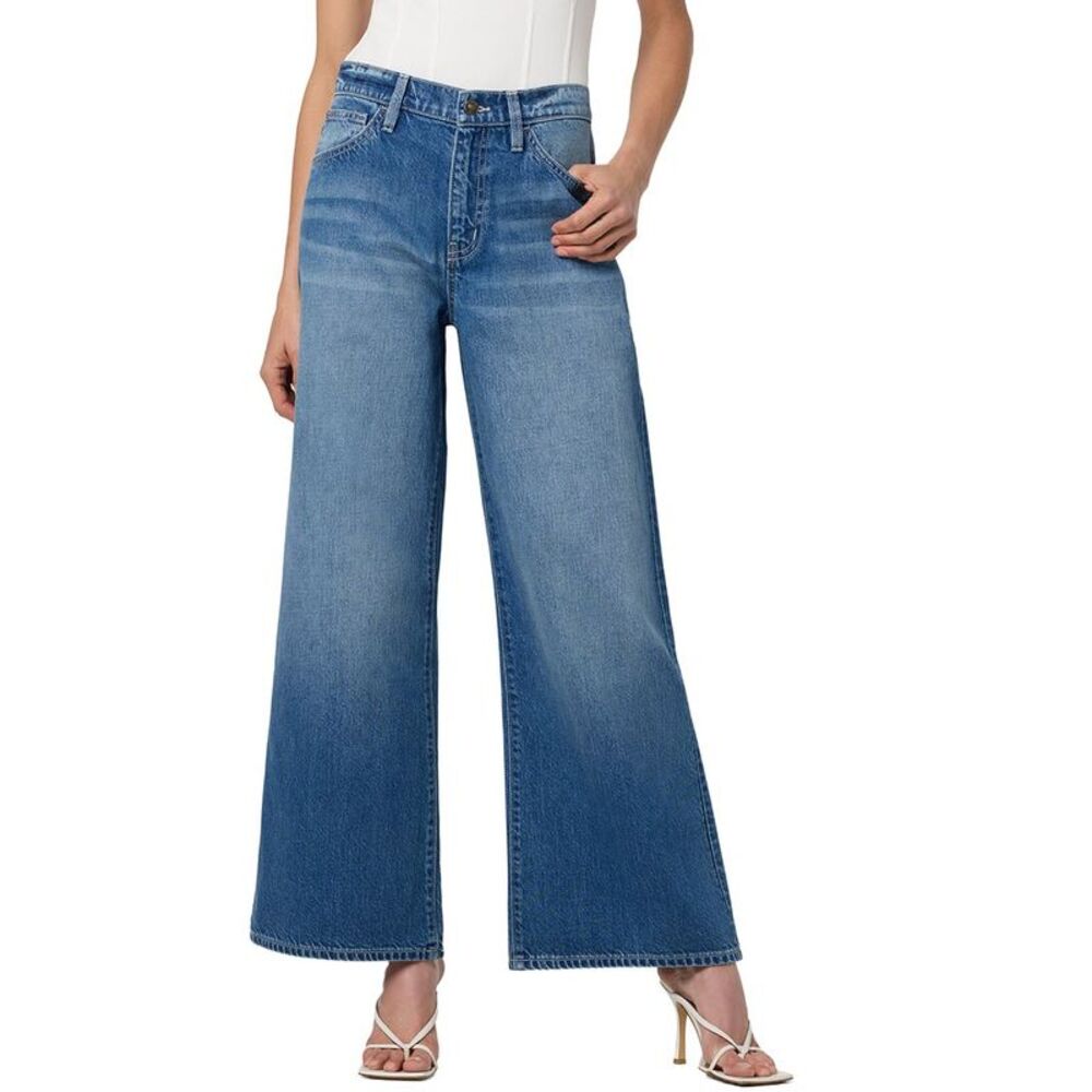 Hudson Jeans Womens  Relaxed Wide Leg Wey-Weasley Jean